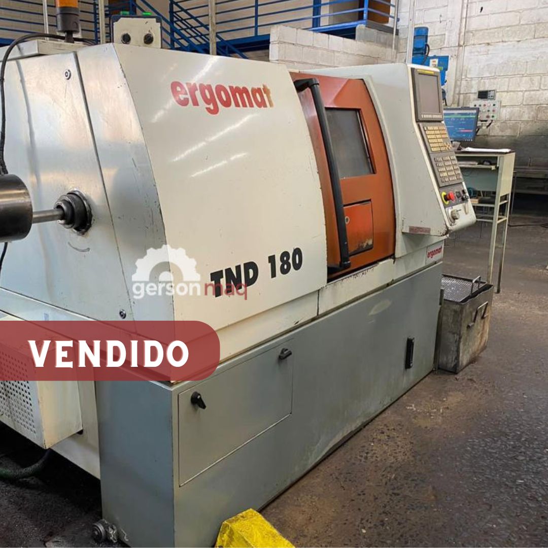 TORNO CNC ERGOMAT TND 180 ANO 2006